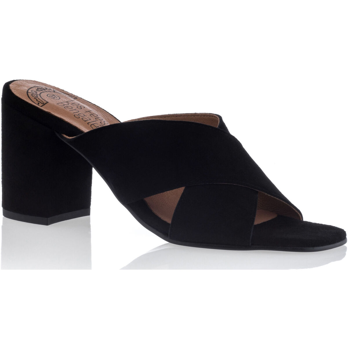 Zapatos Mujer Zuecos (Mules) Les fées de Bengale Zuecos Mujer Negro Negro