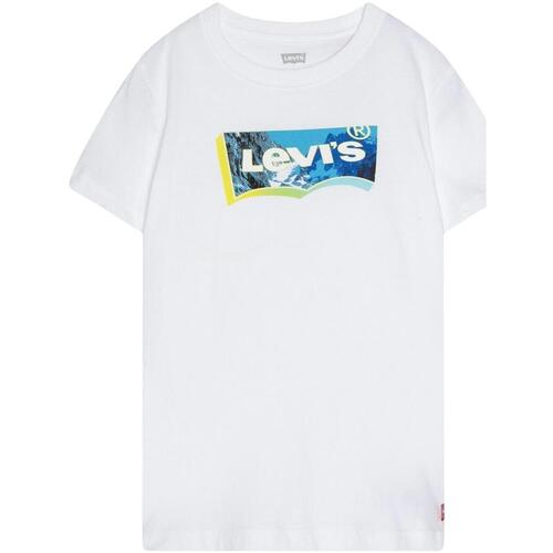 textil Niño Tops y Camisetas Levi's LVB LANDSCAPE BATWING FILL TEE Blanco