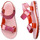 Zapatos Mujer Sandalias Melissa Papete+Rider - Red/Pink Rosa