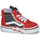 Zapatos Niño Zapatillas altas Vans TD SK8-Hi Zip Bolt Negro / Rojo
