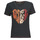 textil Mujer Camisetas manga corta Desigual HEART Negro / Multicolor