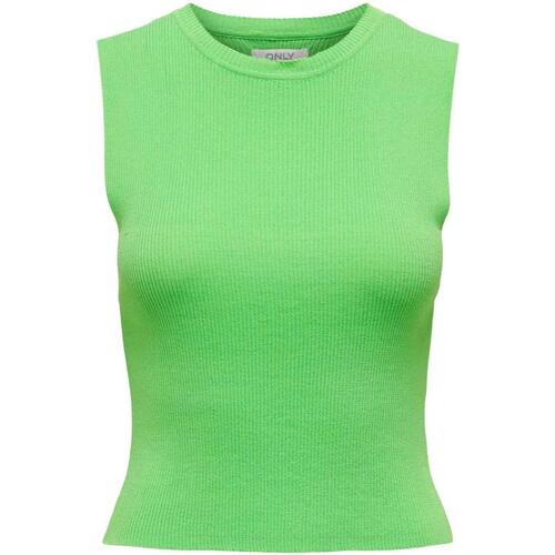 textil Mujer Tops y Camisetas Only ONLMAJLI S/L TOP KNT NOOS Verde