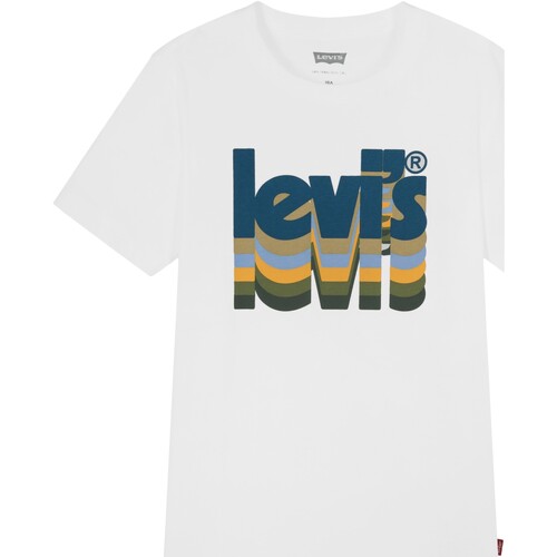 textil Niña Camisetas manga corta Levi's 212103 Blanco