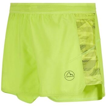 textil Hombre Shorts / Bermudas La Sportiva Pantalones cortos Auster Hombre Lime Punch Amarillo