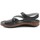 Zapatos Mujer Sandalias Walk & Fly SANDALIA WALK & FLY 3861-35580 PIEL NEGRA Negro