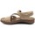 Zapatos Mujer Sandalias Walk & Fly SANDALIA WALK & FLY 3861-35580 PIEL TAUPE Marrón