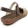 Zapatos Mujer Sandalias Walk & Fly SANDALIA WALK & FLY 7261-457101 PIEL BEIG-MARRON Marrón