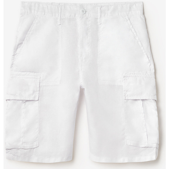 textil Hombre Shorts / Bermudas Le Temps des Cerises Bermudas short ROCCA Blanco
