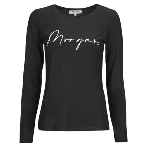 textil Mujer Camisetas manga larga Morgan TBRANDO Negro