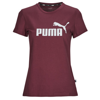 textil Mujer Camisetas manga corta Puma ESS LOGO TEE (S) Malva