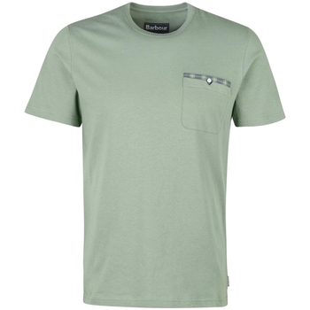 textil Hombre Tops y Camisetas Barbour Tayside T-Shirt - Agave Green Verde