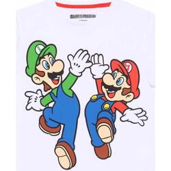 textil Niños Camisetas manga corta Super Mario HE1460 Blanco