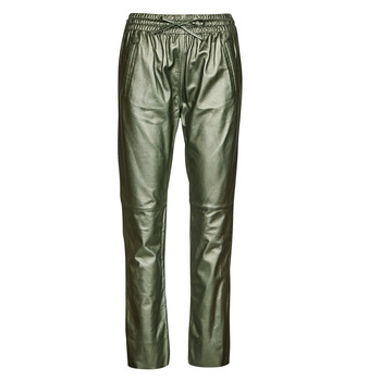textil Mujer Pantalones fluidos Oakwood GIFT METAL Verde / Metalizado