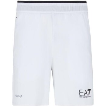 textil Hombre Pantalones cortos Emporio Armani EA7 8NPS07 PN6TZ - Hombres Blanco