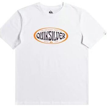 textil Hombre Camisetas manga corta Quiksilver CAMISETA IN CIRCLES  HOMBRE Blanco