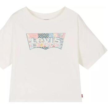 textil Niña Camisetas manga corta Levi's 4EH901 W5I Blanco