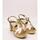 Zapatos Mujer Sandalias Dansi 50609B PLATA Oro