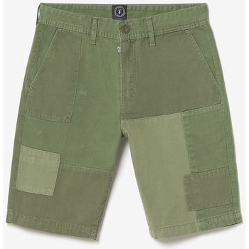 textil Hombre Shorts / Bermudas Le Temps des Cerises Bermudas short LUBERON Verde