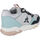 Zapatos Mujer Deportivas Moda Le Coq Sportif LCS R500 GALET/PASTEL TURQUOISE Multicolor