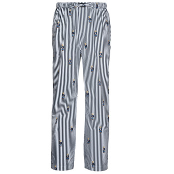 textil Hombre Pijama Polo Ralph Lauren PJ PANT SLEEP BOTTOM Azul / Blanco
