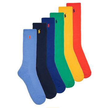 Accesorios Calcetines de deporte Polo Ralph Lauren 6 PACK Multicolor