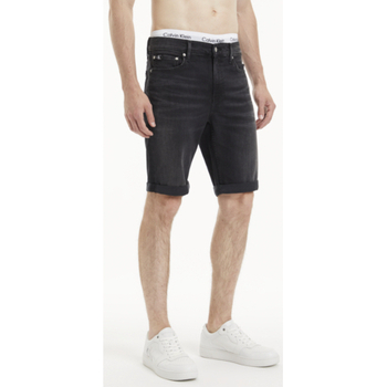 textil Hombre Shorts / Bermudas Calvin Klein Jeans BERMUDA SLIM  HOMBRE Negro