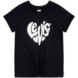 textil Niña Camisetas manga corta Levi's 4EH123 023 Negro