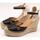 Zapatos Mujer Alpargatas Fabiolas 3D407492 Negro