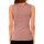 textil Mujer Camisetas sin mangas Abanderado 4588-VISON Marrón