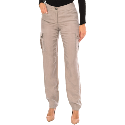 textil Mujer Pantalones Zapa APAN14-A312-47 Marrón