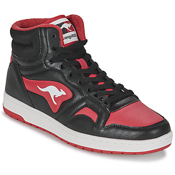 Zapatos Hombre Zapatillas bajas Kangaroos K-SLAM POINT MID Negro / Rojo / Blanco