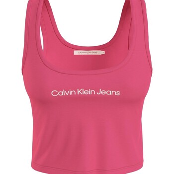 textil Mujer Tops y Camisetas Ck Jeans TOP CALVIN KLEIN J20J221064 XI1 Multicolor