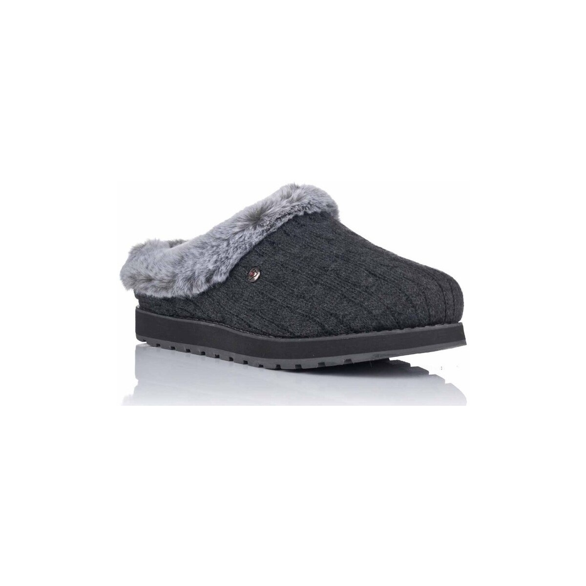 Zapatos Mujer Pantuflas Skechers 31204 CCL Negro