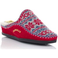 Zapatos Mujer Pantuflas Nordikas 1502 EDELWEIS Rojo
