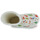 Zapatos Niños Botas de agua Aigle LOLLY POP FUR PRINT Blanco / Multicolor