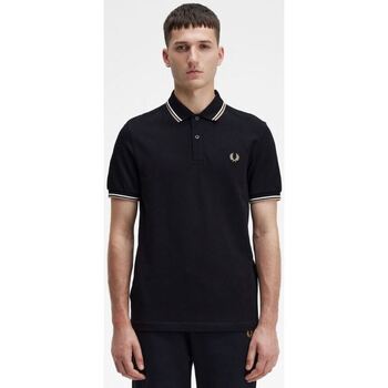 Fred Perry POLO TWIN TIPPED  HOMBRE Negro