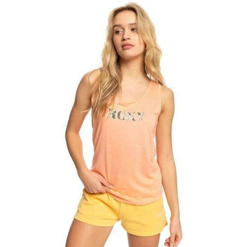 textil Mujer Camisetas manga corta Roxy CAMISETA LOSING MY MIND  MUJER Naranja