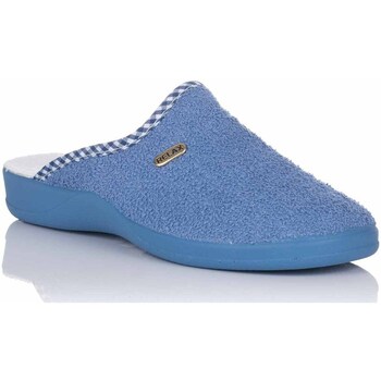 Zapatos Mujer Pantuflas Ruiz Y Gallego 9101 TOALLA Azul