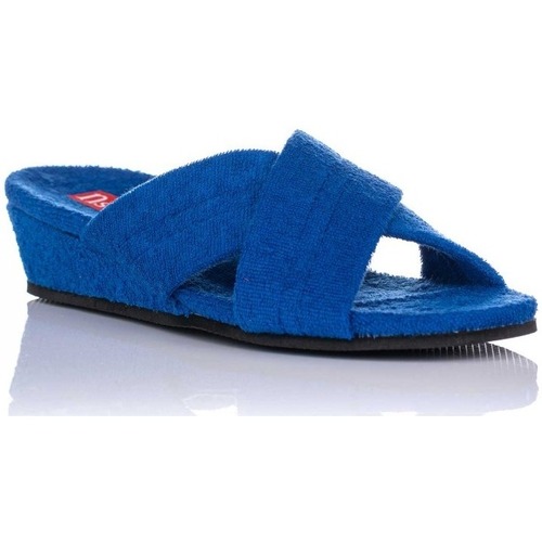 Zapatos Mujer Pantuflas Norteñas 9-942 Azul