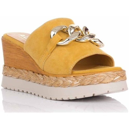 Zapatos Mujer Zuecos (Clogs) Alpe 2415 12-55 Amarillo