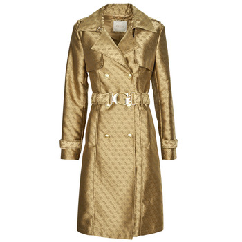 textil Mujer Trench Guess DILETTA BELTED LOGO TRENCH Oro