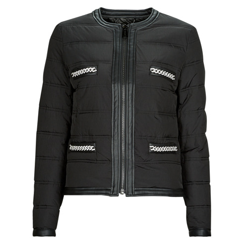 textil Mujer Abrigos Guess IRENE CHAIN JACKET Negro