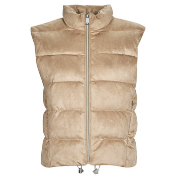 textil Mujer Plumas Guess JOLE SUEDE PUFFER VEST Beige