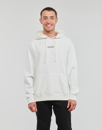 textil Hombre Sudaderas Guess ROY GUESS HOODIE Blanco