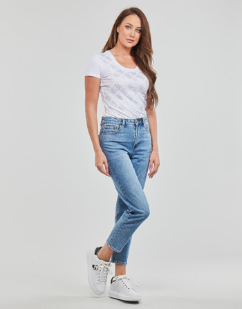 Guess SS VN 4G ALLOVER TEE Blanco