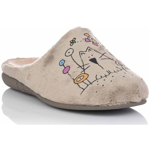 Zapatos Mujer Pantuflas Vulladi 5207-123 Gris