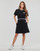 textil Mujer Vestidos cortos Karl Lagerfeld IKONIK 2.0 T-SHIRT DRESS Negro