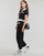 textil Mujer Pantalones fluidos Karl Lagerfeld CLASSIC KNIT PANTS Negro / Blanco