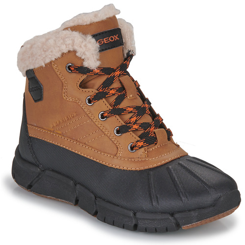Zapatos Niños Botas de nieve Geox J FLEXYPER BOY B ABX Marrón