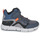 Zapatos Niño Botas de caña baja Geox J FLEXYPER BOY B ABX Marino / Naranja